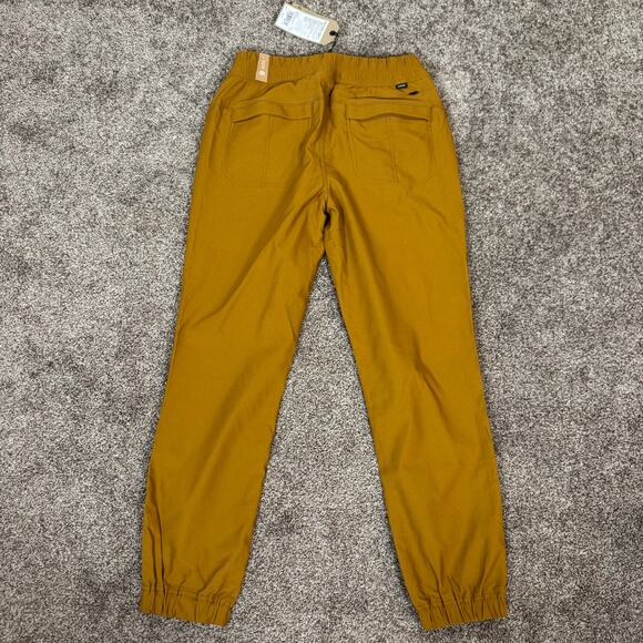 prAna Halle Joggers II E-Waist Hiking Outdoor Pants NWT Size 6 Antique Bronze - Picture 2 of 9